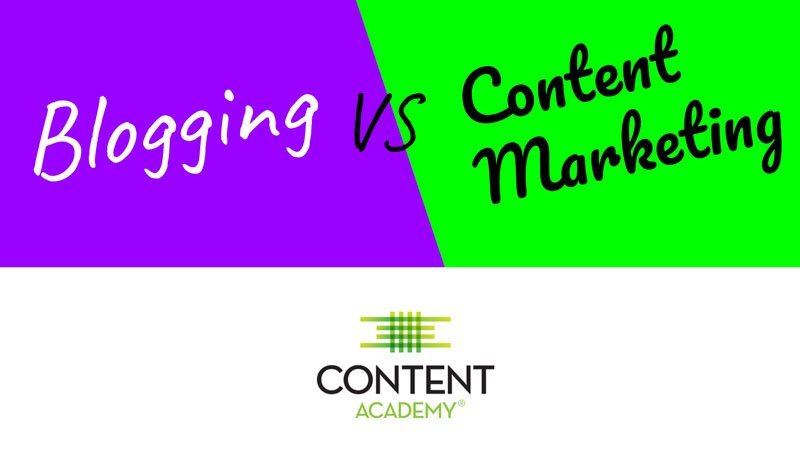 Video Quick Tip: Blogging vs Content Marketing