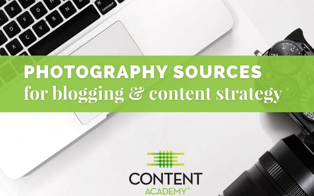 Photography sources for blogging and content strategy